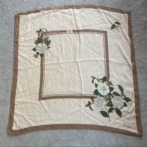 Chanel silk scarf